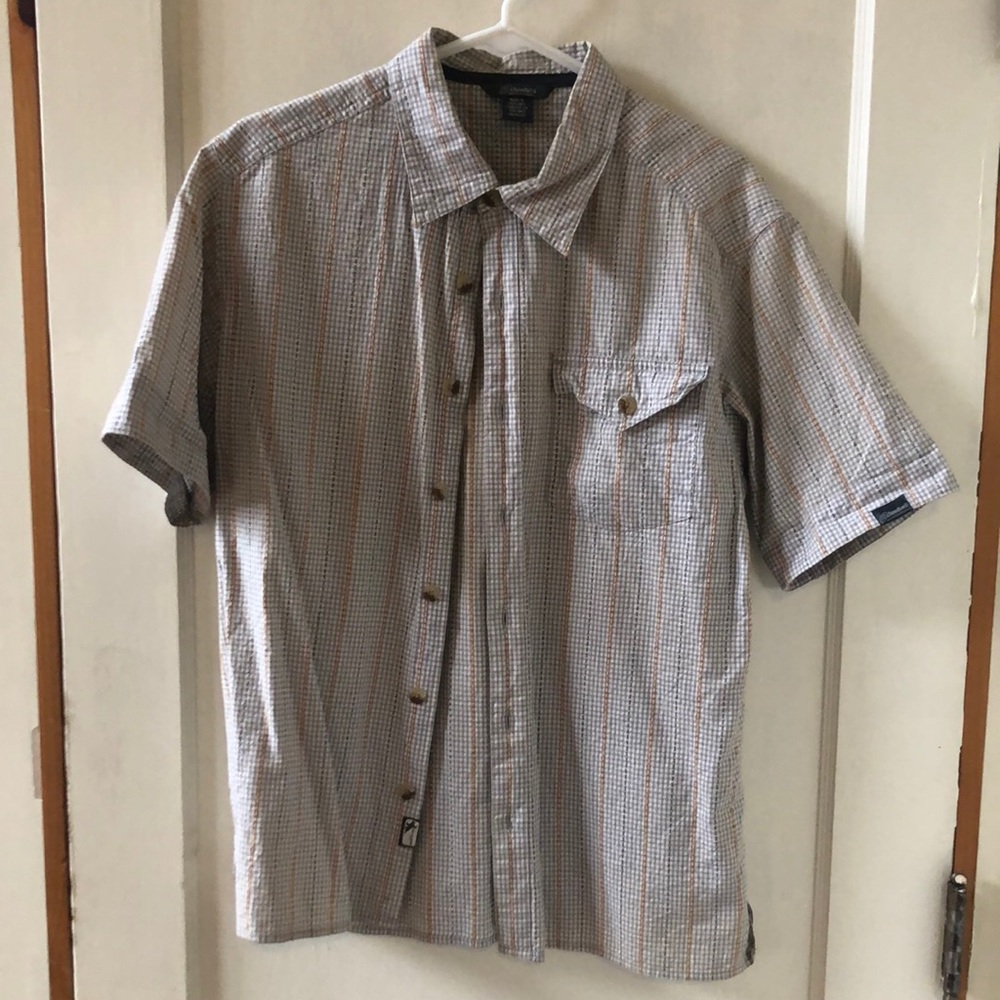 Cloudveil short sleeve button down shirt size medium